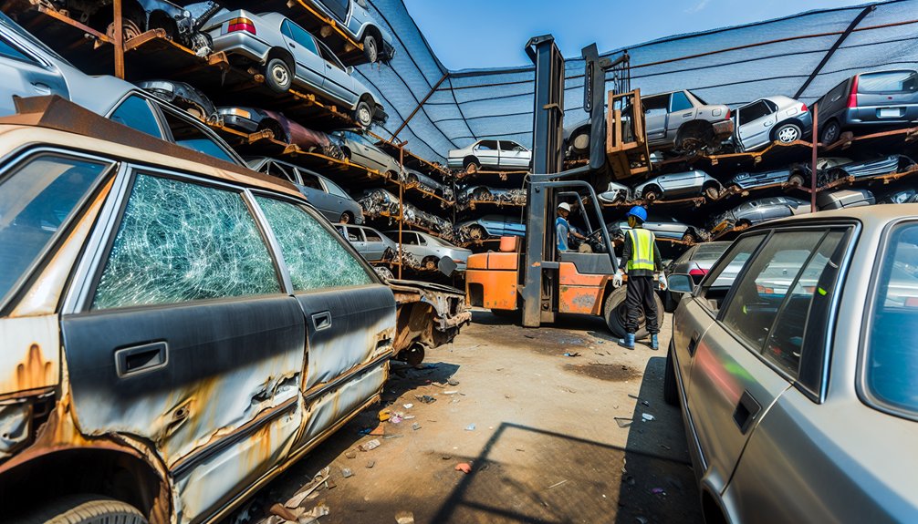 contact scrap yards for cash