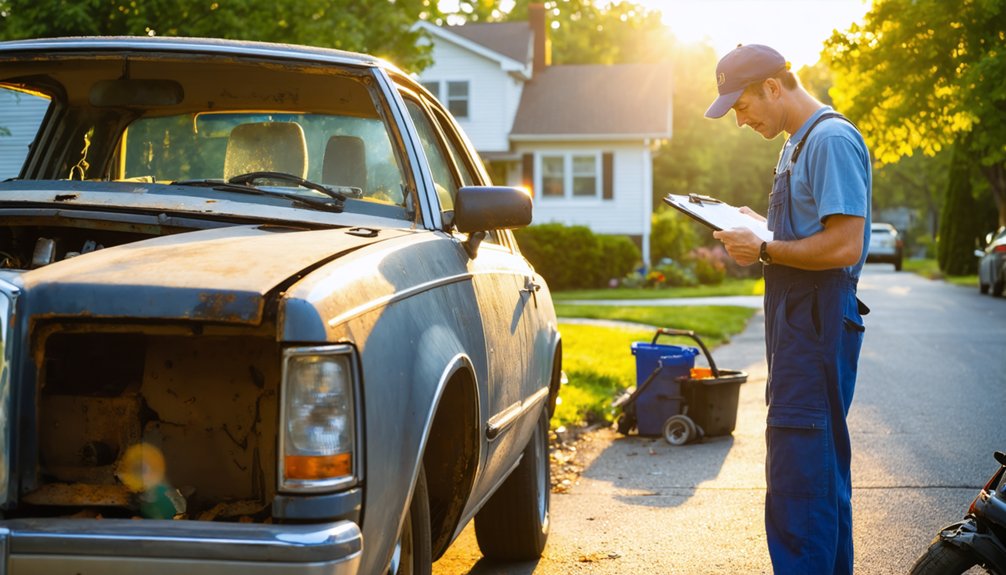assessing junk car value