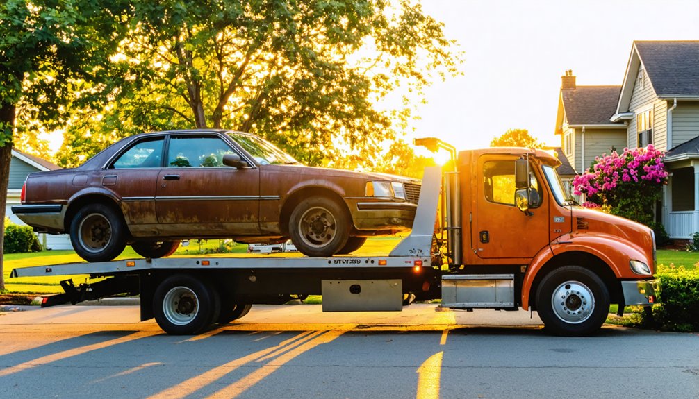 free towing for junk cars