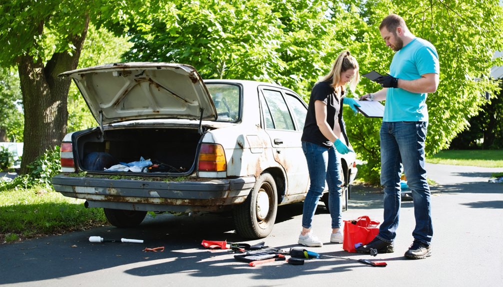 prepare vehicle for towing